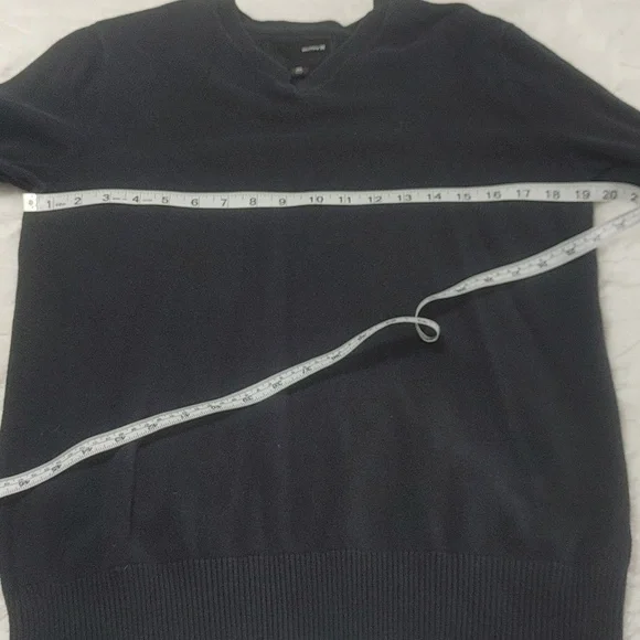Mens Hurley V Neck Long Sleeve Cotton Sweater Sz M - Picture 4 of 12